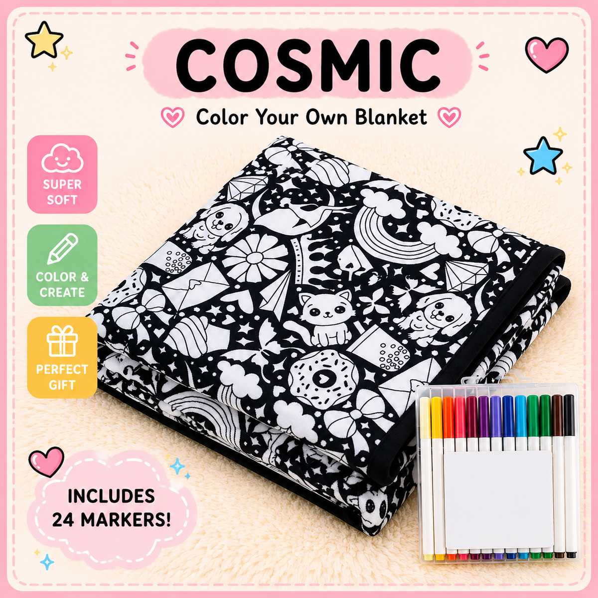 Snooza Coloring Blanket