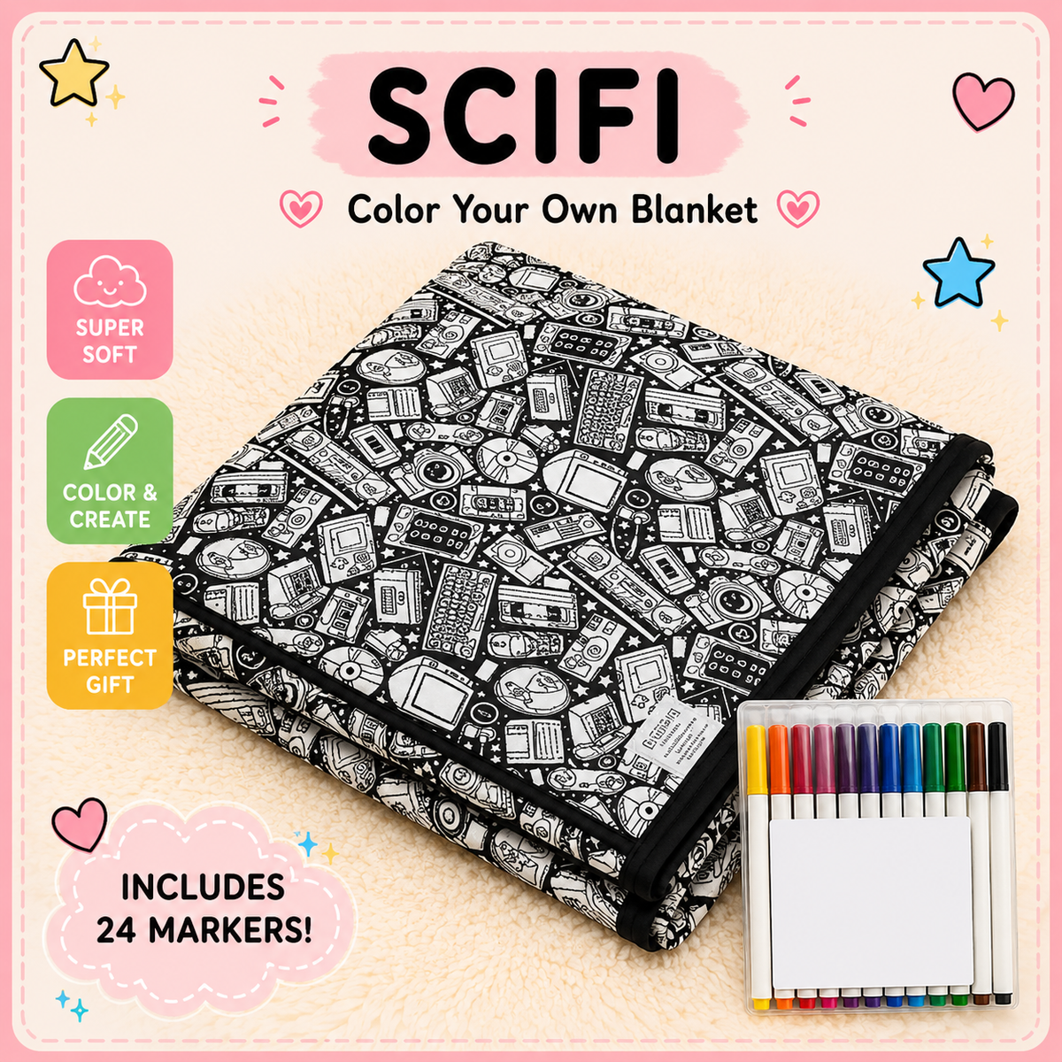 Snooza Coloring Blanket