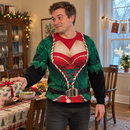 Men’s Naughty Christmas Sweatshirts